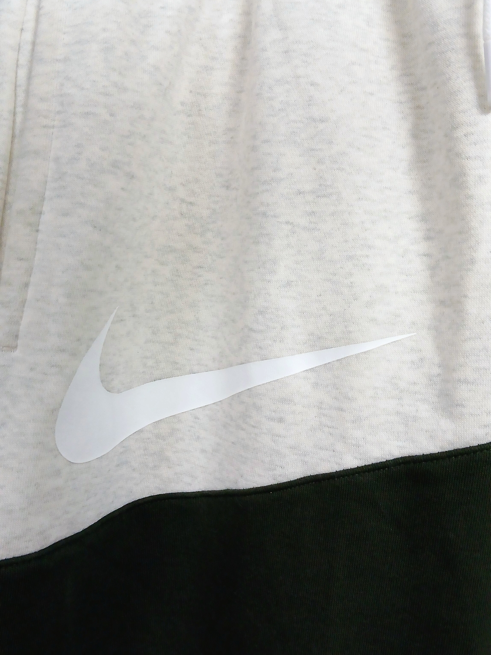 Nike Cream & Olive Green Colorblock Joggers - Picture 4 of 10